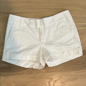 Lilly Pulitzer Barclay White Cotton Shorts, 4, EUC